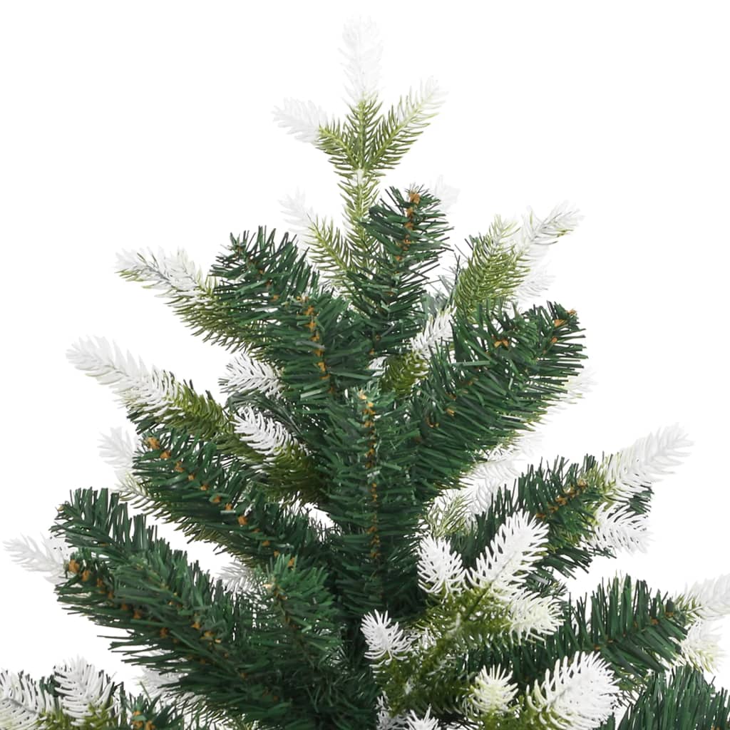 Umjetno božićno drvce sa šarkama i snijegom 120 cm