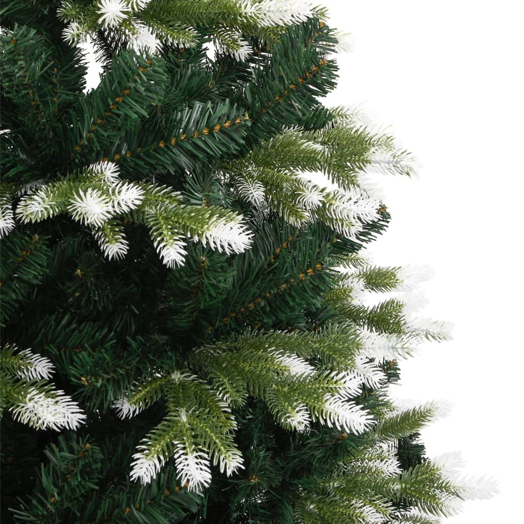 Umjetno božićno drvce sa šarkama i snijegom 240 cm