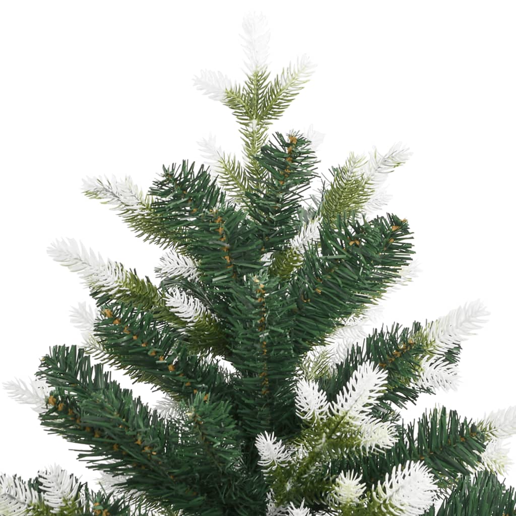 Umjetno božićno drvce sa šarkama i snijegom 240 cm
