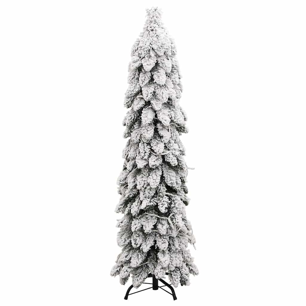 Umjetno osvijetljeno božićno drvce sa 80 LED i snijegom 150 cm