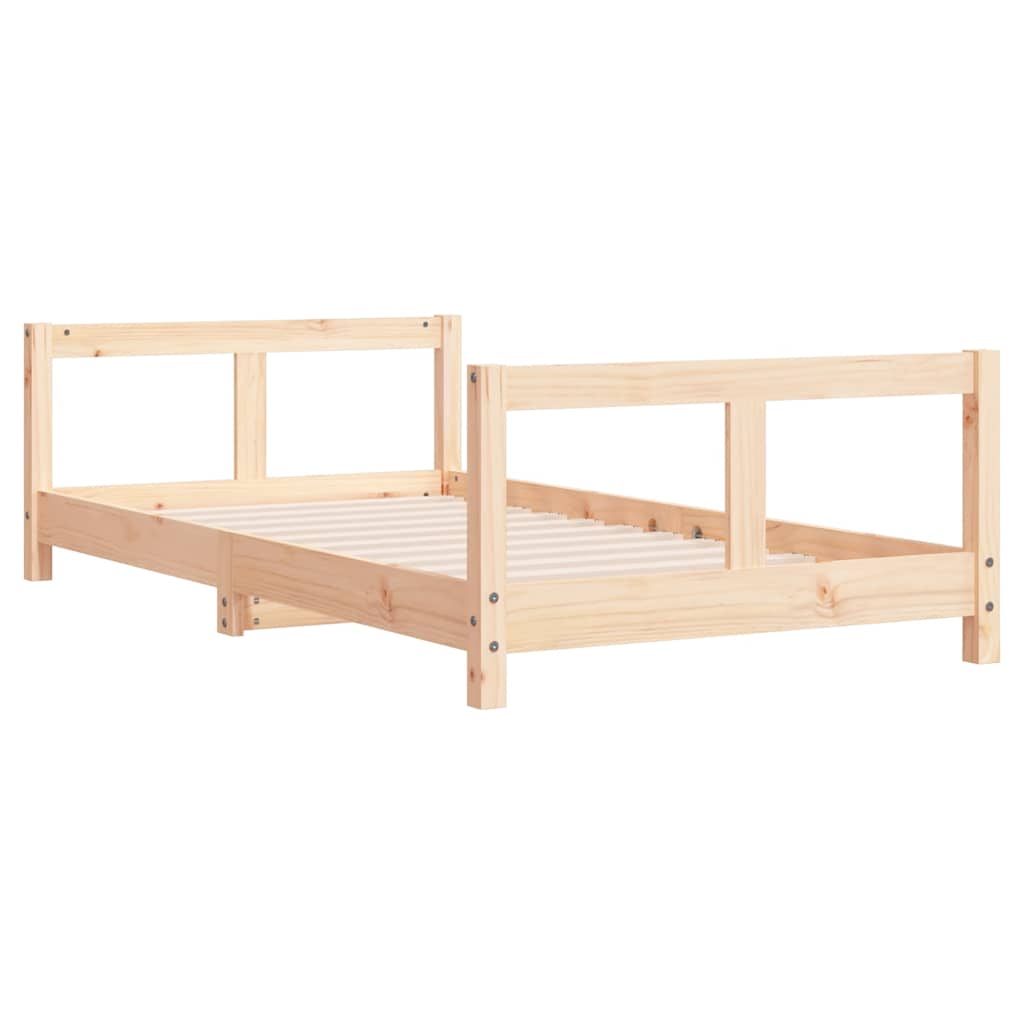 Okvir za dječji krevet 80 x 160 cm od masivne borovine