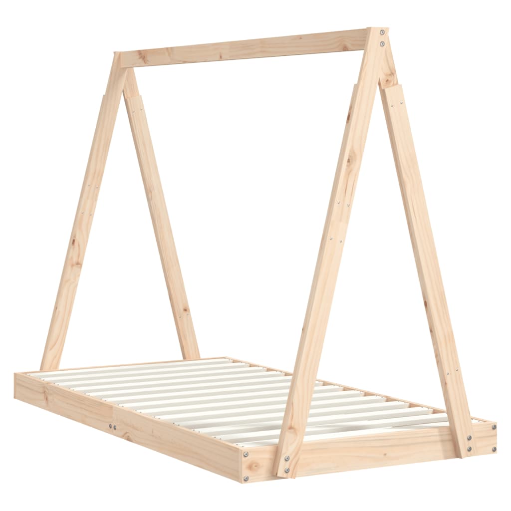 Okvir za dječji krevet 80 x 160 cm od masivne borovine