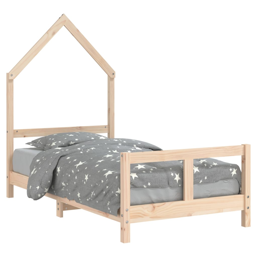 Okvir za dječji krevet 80 x 160 cm od masivne borovine