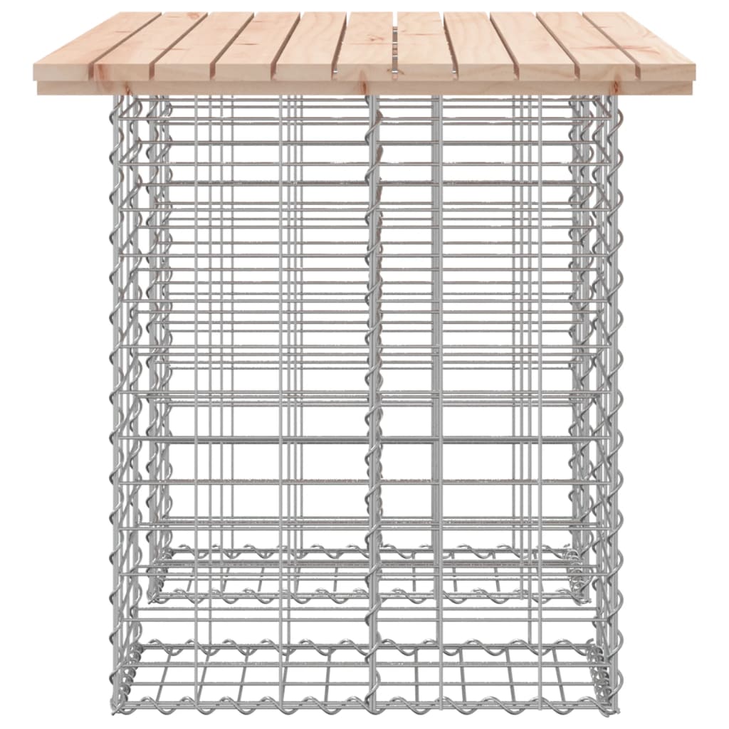 Vrtni stol Gabion dizajn 100x70x72 cm Masivno drvo Bor