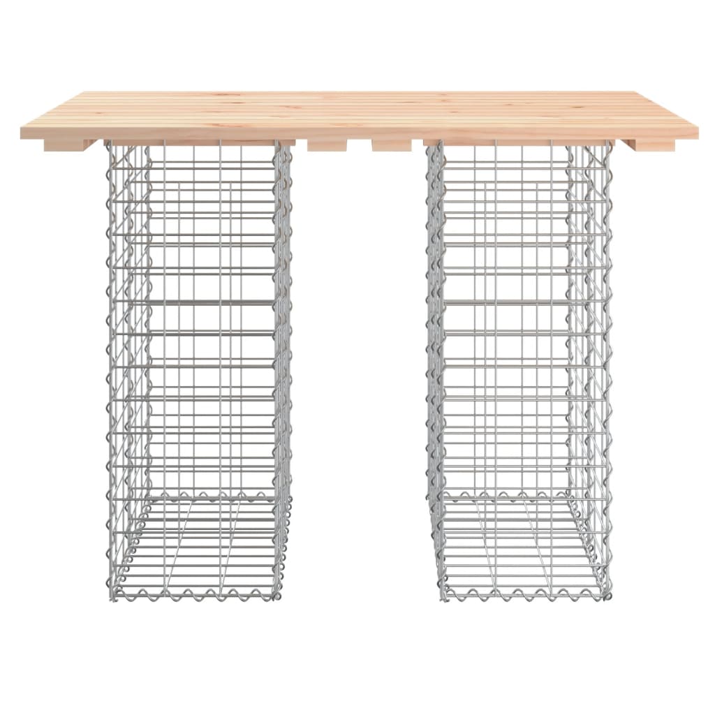 Vrtni stol Gabion dizajn 100x70x72 cm Masivno drvo Bor
