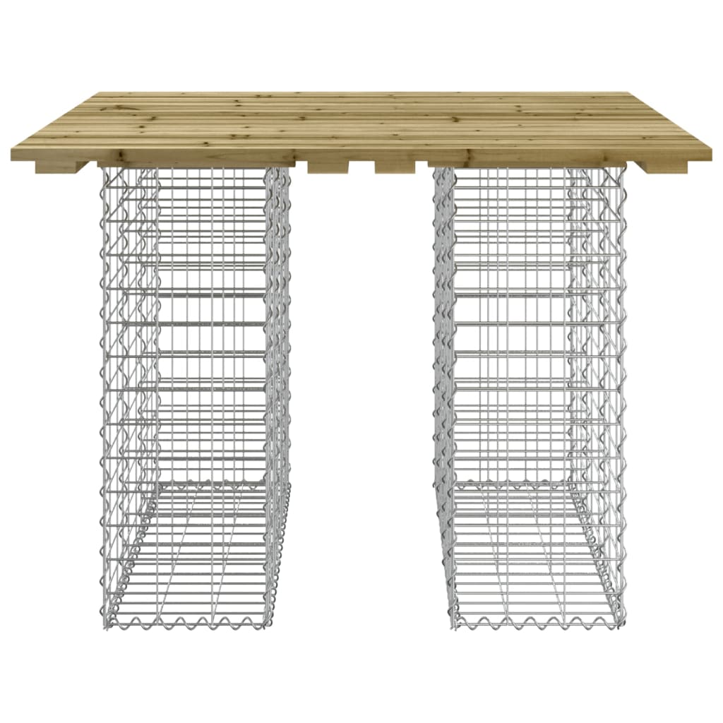Vrtni stol Gabion Dizajn 100x102x72 cm Impregnirano drvo Bor