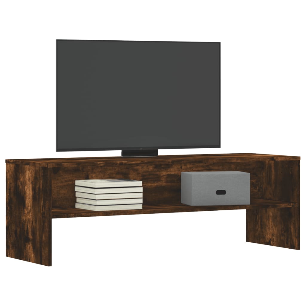 TV ormarić boja dimljenog hrasta 120x40x40 cm konstruirano drvo
