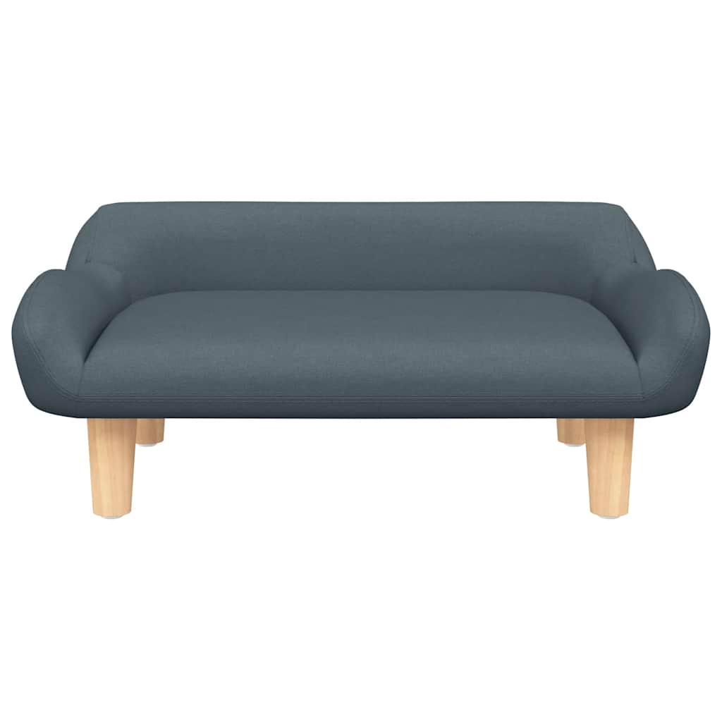 Dječja sofa tamnosiva 70x40x24 cm tkanina