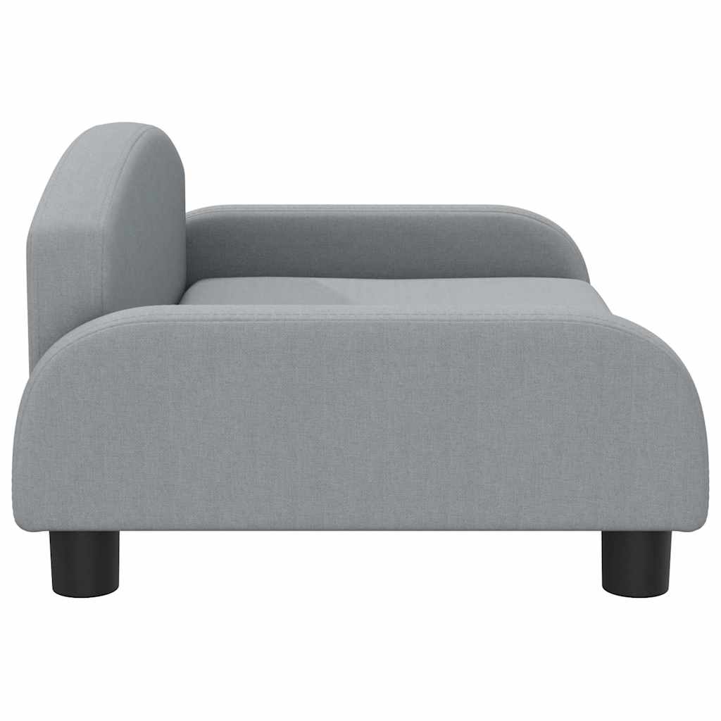 Dječja fotelja svjetlosiva 70 x 45 x 30 cm od tkanine