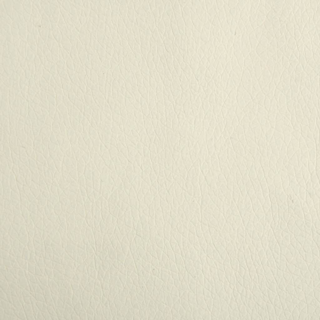Dječja sofa s tabureom krem 100 x 50 x 30 cm od umjetne kože