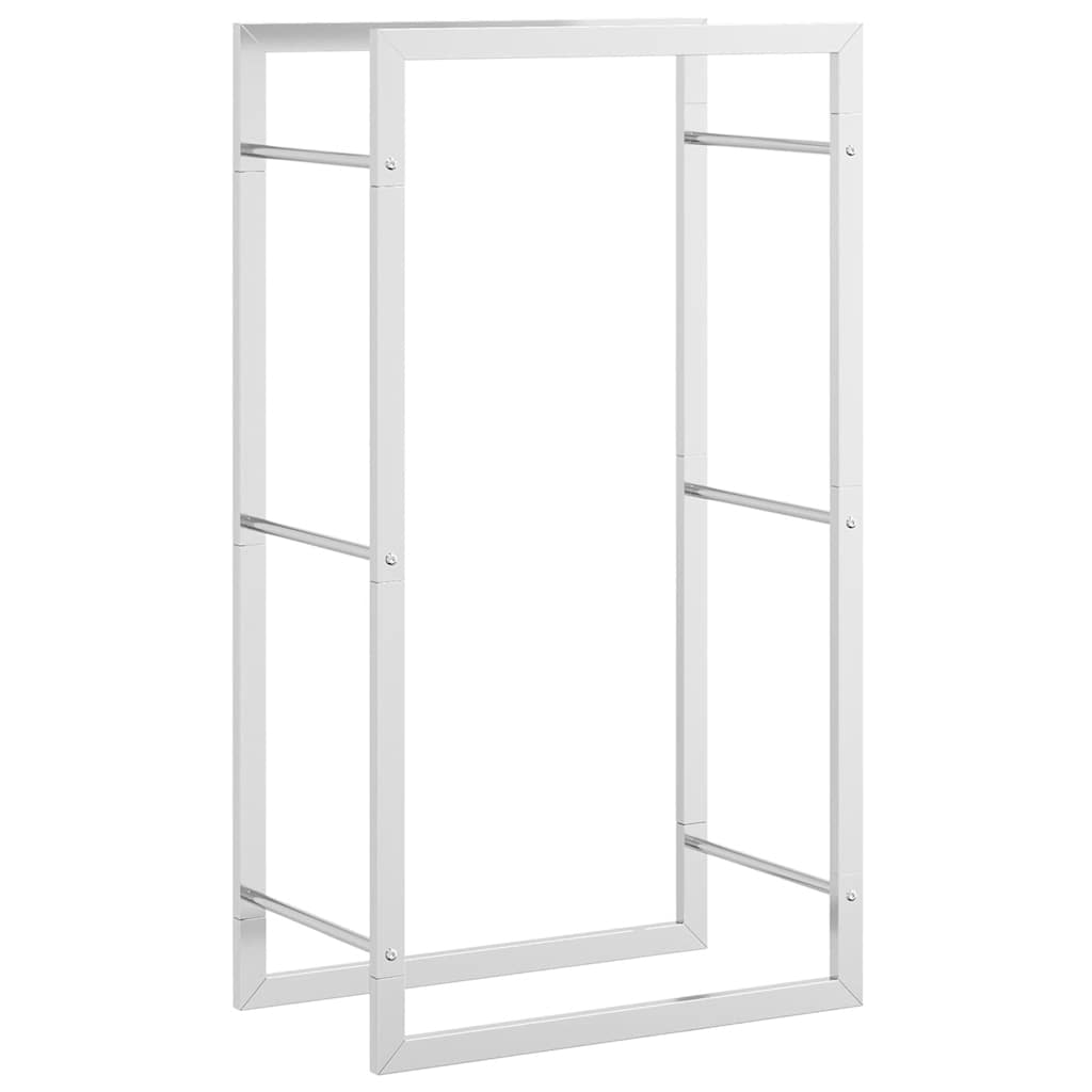 Stalak za drva za ogrjev 50x28x94 cm od nehrđajućeg čelika