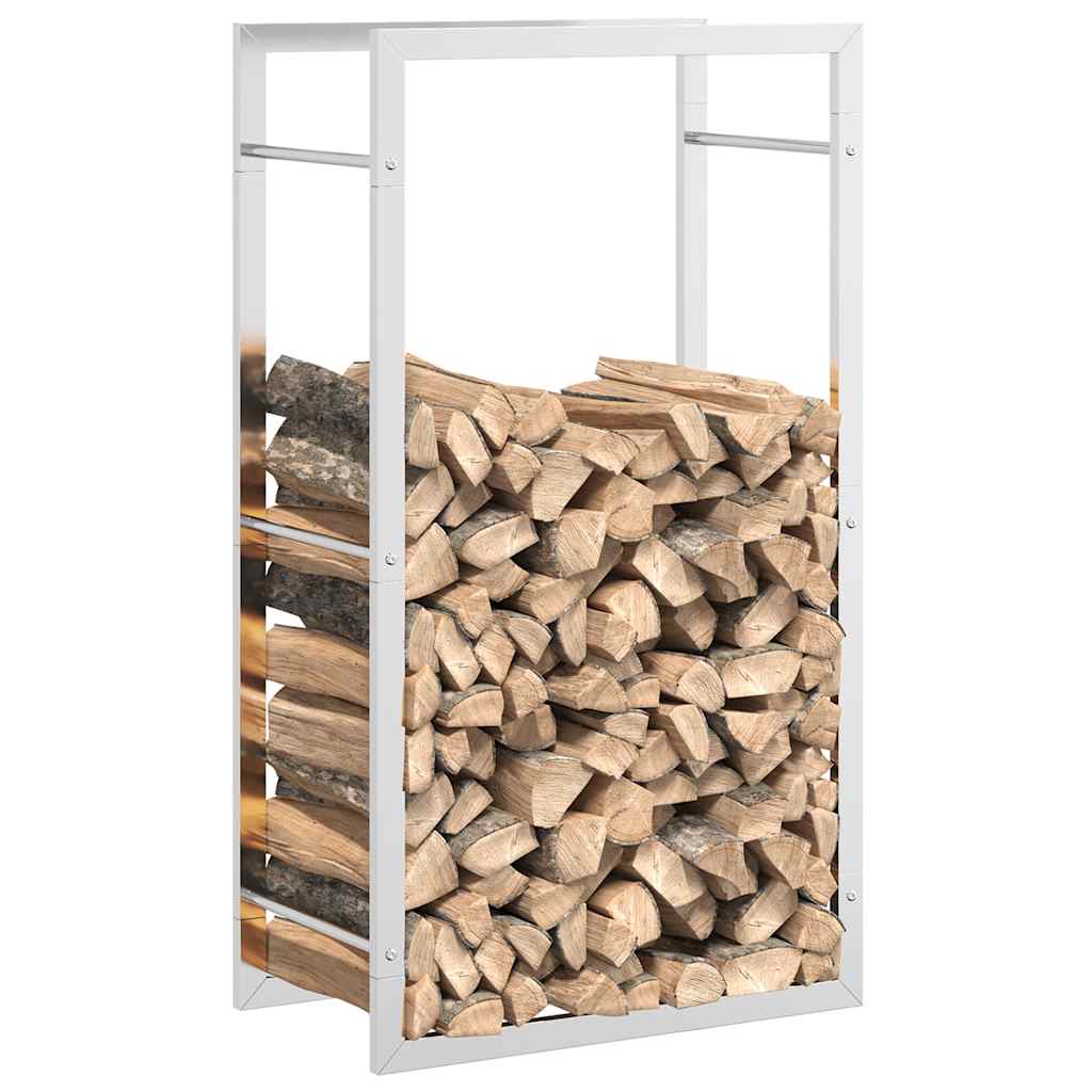 Stalak za drva za ogrjev 50x28x94 cm od nehrđajućeg čelika
