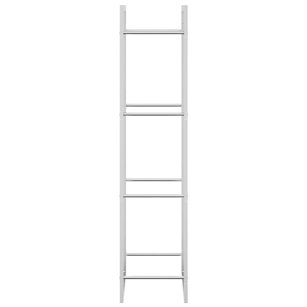 Stalak za drva za ogrjev 50x28x132 cm od nehrđajućeg čelika