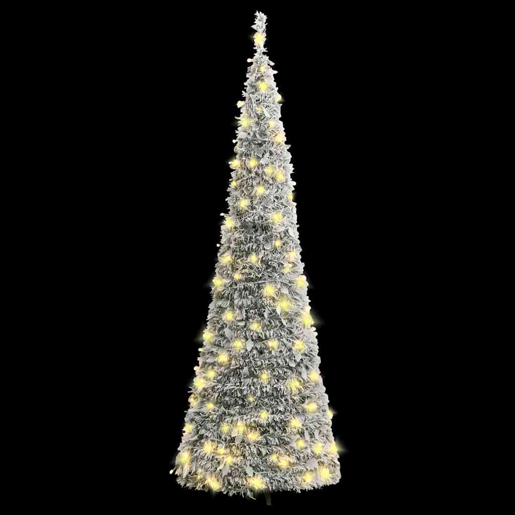 Umjetno božićno drvce sa snijegom 200 LED žarulja 210 cm