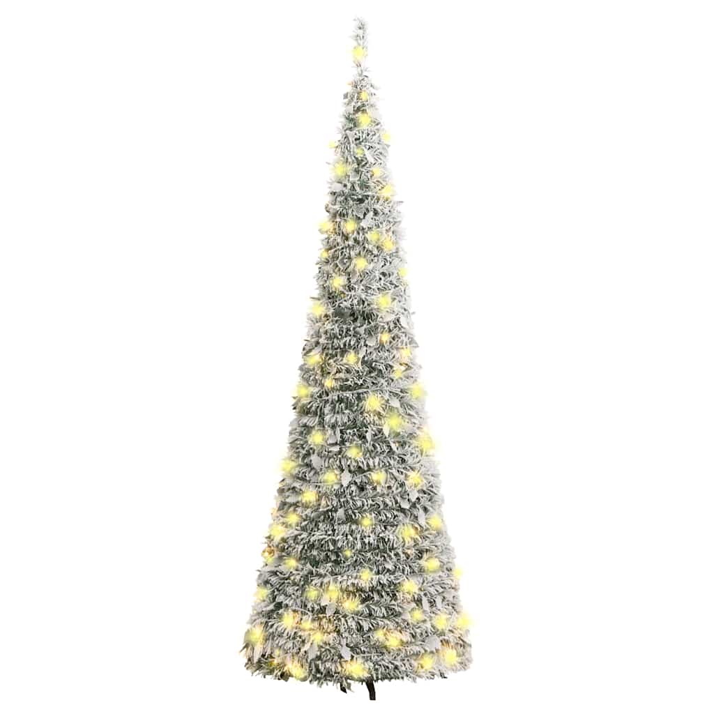 Umjetno božićno drvce sa snijegom 200 LED žarulja 210 cm