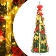 Umjetno božićno drvce 100 LED žarulja zeleno 150 cm