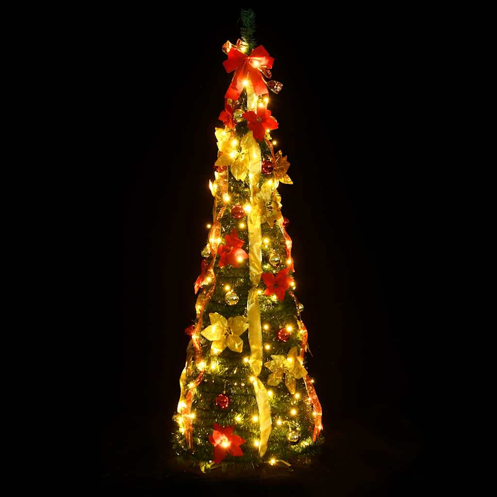 Umjetno božićno drvce 200 LED žarulja zeleno 210 cm