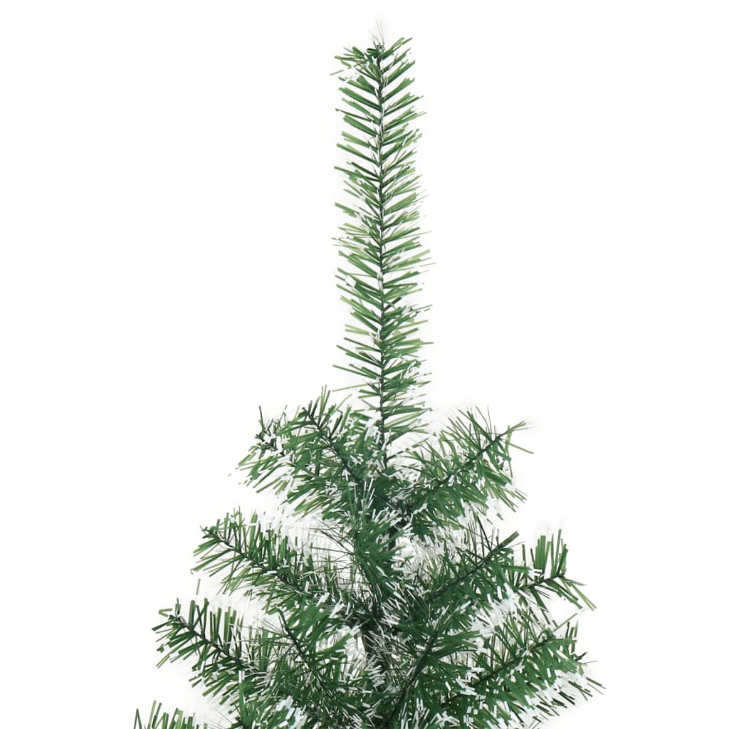 Umjetno božićno drvce sa snijegom zeleno 210 cm