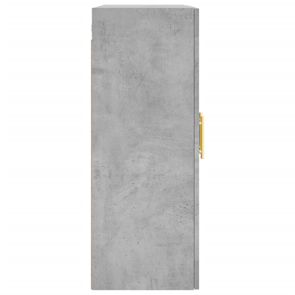 Zidni ormarići 2 kom siva boja betona od konstruiranog drva