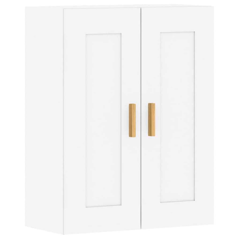 Zidni ormarići 2 kom bijeli od konstruiranog drva