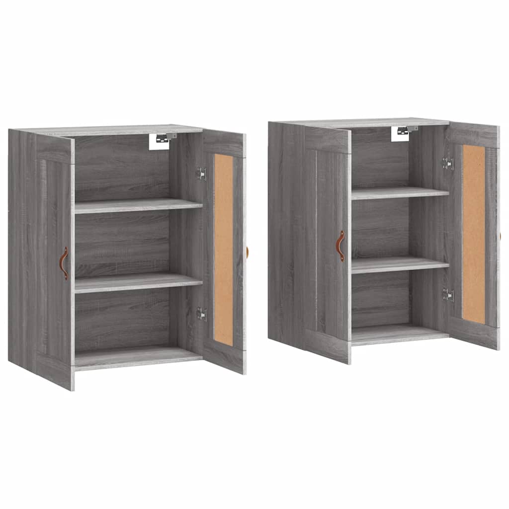 Zidni ormarići 2 kom boja hrasta sonome od konstruiranog drva