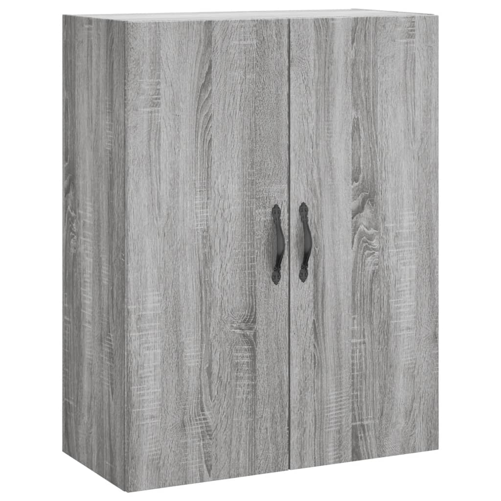 Visoka komoda siva sonome 69,5x34x180 cm od konstruiranog drva