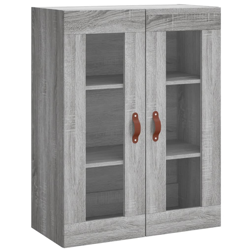 Visoka komoda siva sonome 69,5x34x180 cm od konstruiranog drva