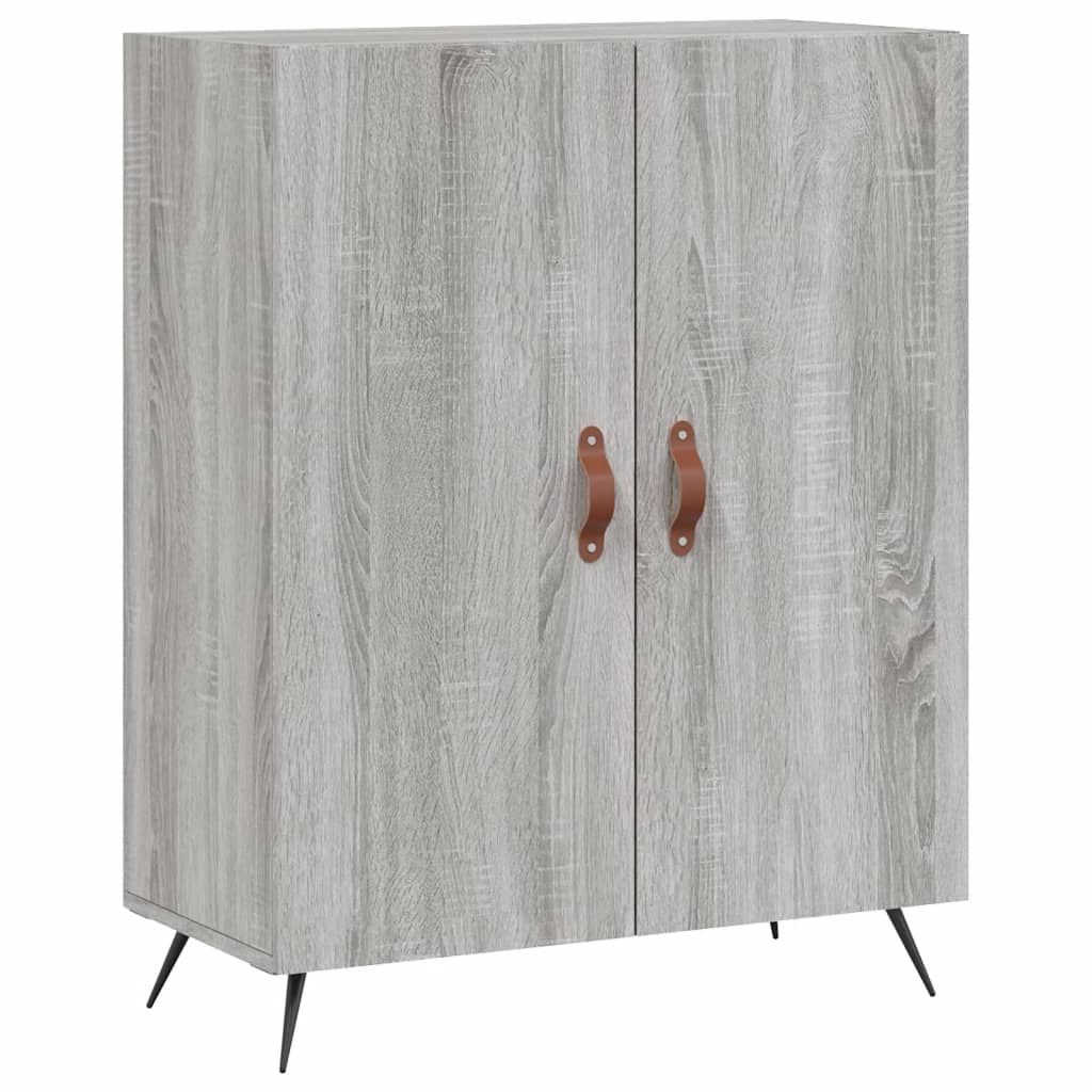 Visoka komoda siva sonome 69,5x34x180 cm od konstruiranog drva