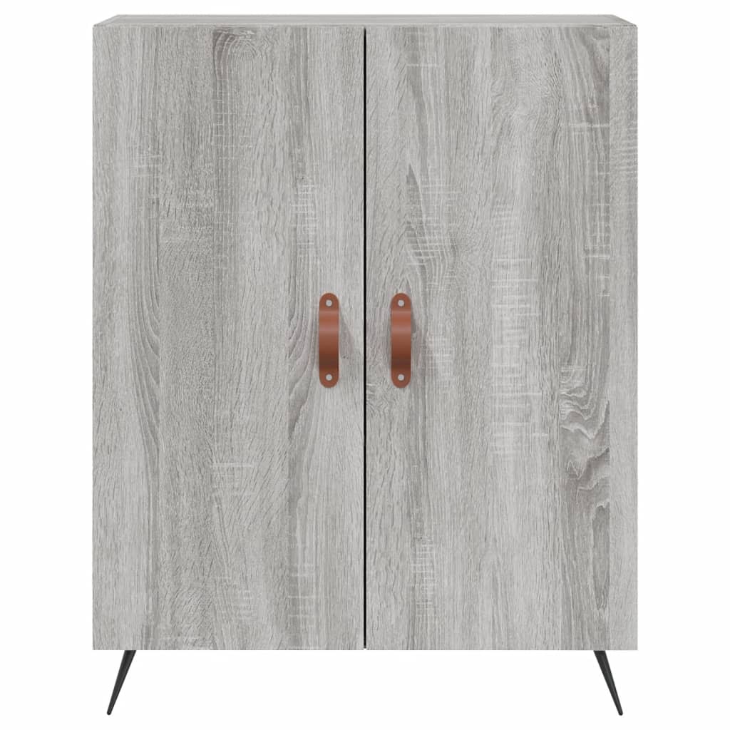 Visoka komoda siva sonome 69,5x34x180 cm od konstruiranog drva
