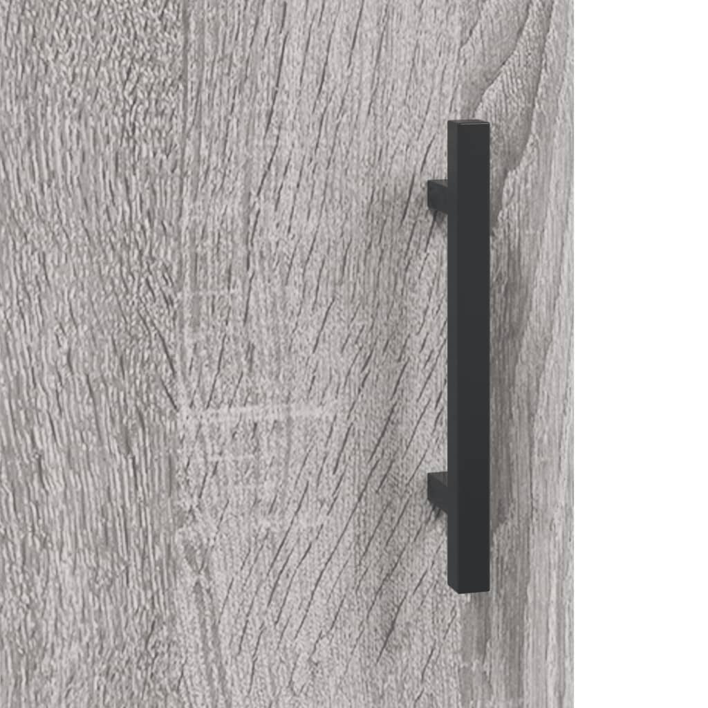 Visoka komoda siva sonome 69,5x34x180 cm od konstruiranog drva