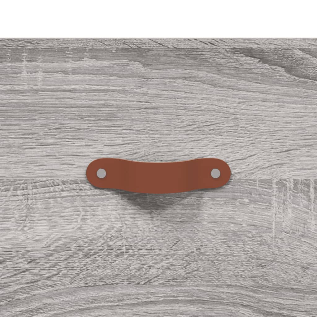 Visoka komoda siva sonome 69,5x34x180 cm od konstruiranog drva