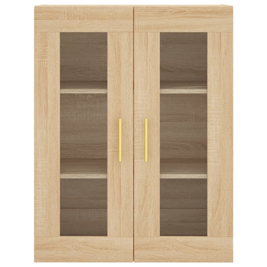 Visoka komoda hrasta sonome 69,5x34x180cm od konstruiranog drva