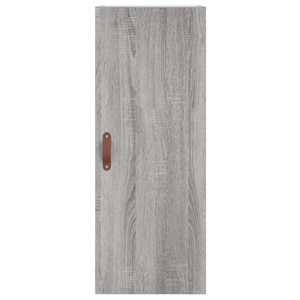 Visoka komoda siva sonome 34,5x34x180 cm od konstruiranog drva