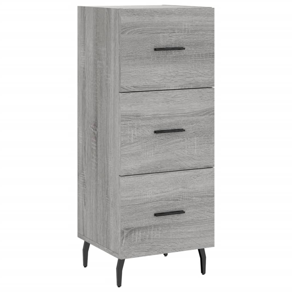 Visoka komoda siva sonome 34,5x34x180 cm od konstruiranog drva