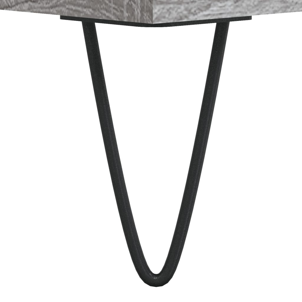 Visoka komoda siva sonome 34,5x34x180 cm od konstruiranog drva