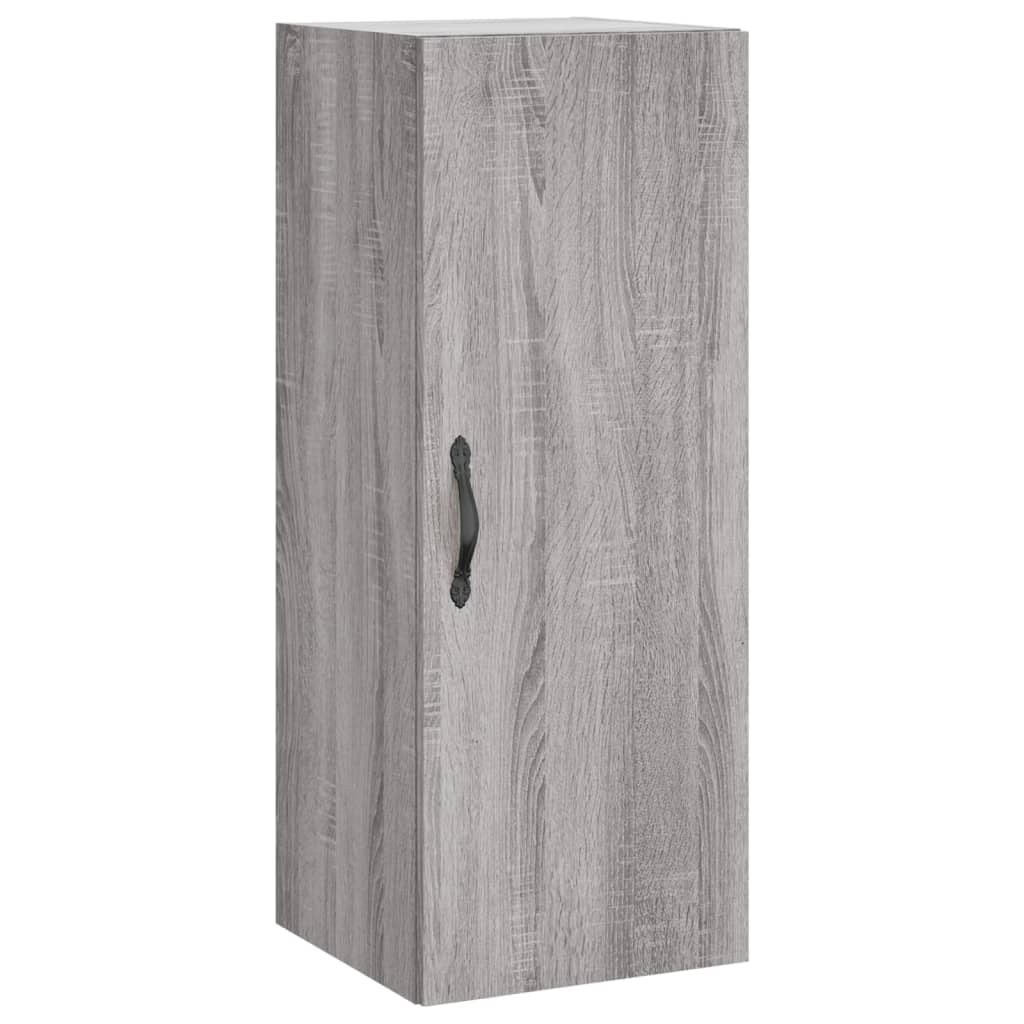 Visoka komoda siva sonome 34,5x34x180 cm od konstruiranog drva