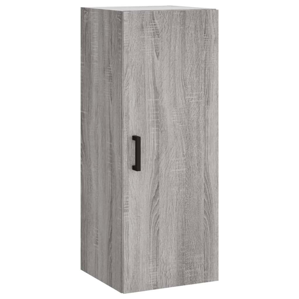 Visoka komoda siva sonome 34,5x34x180 cm od konstruiranog drva