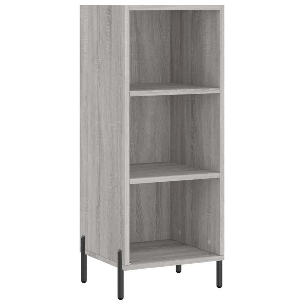Visoka komoda siva sonome 34,5x34x180 cm od konstruiranog drva