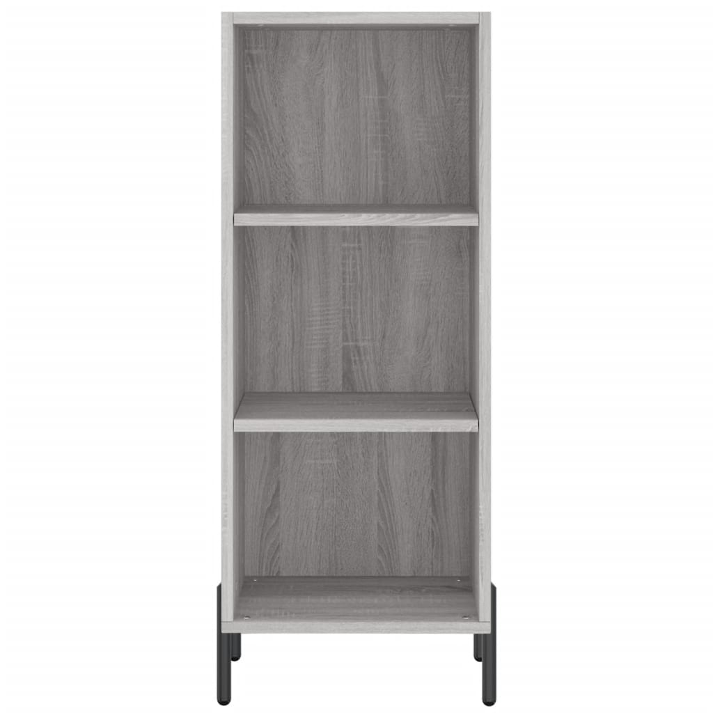 Visoka komoda siva sonome 34,5x34x180 cm od konstruiranog drva