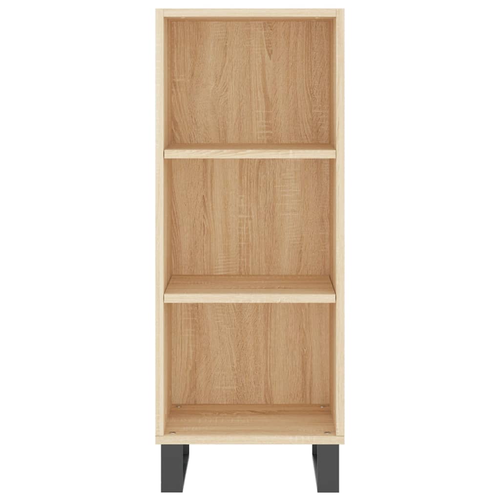Visoka komoda hrasta sonome 34,5x34x180cm od konstruiranog drva