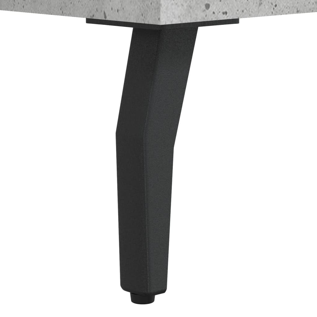 Visoka komoda siva betona 34,5x34x180 cm od konstruiranog drva