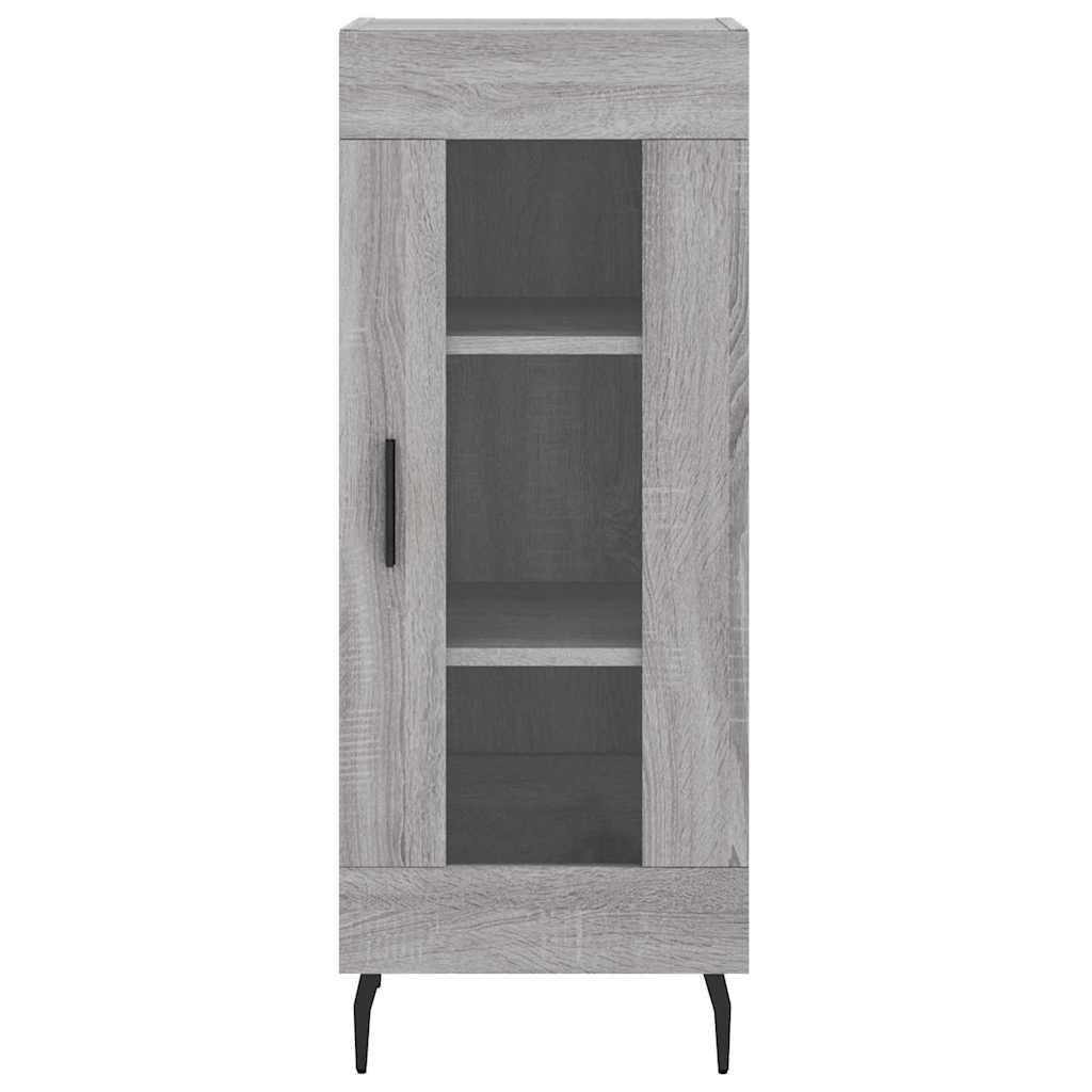 Visoka komoda siva sonome 34,5x34x180 cm od konstruiranog drva