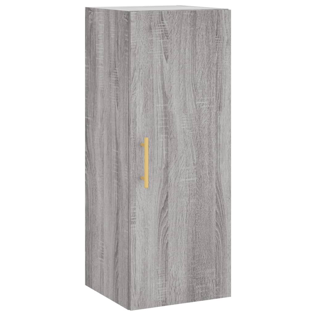 Visoka komoda siva sonome 34,5x34x180 cm od konstruiranog drva