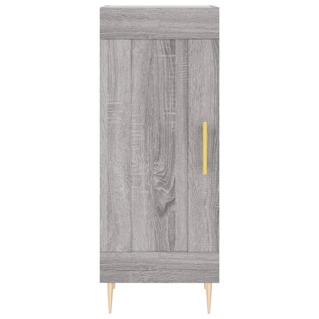 Visoka komoda siva sonome 34,5x34x180 cm od konstruiranog drva