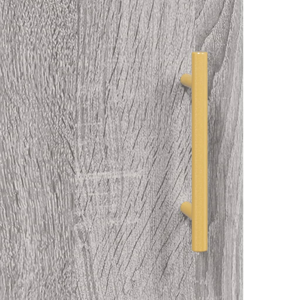 Visoka komoda siva sonome 34,5x34x180 cm od konstruiranog drva