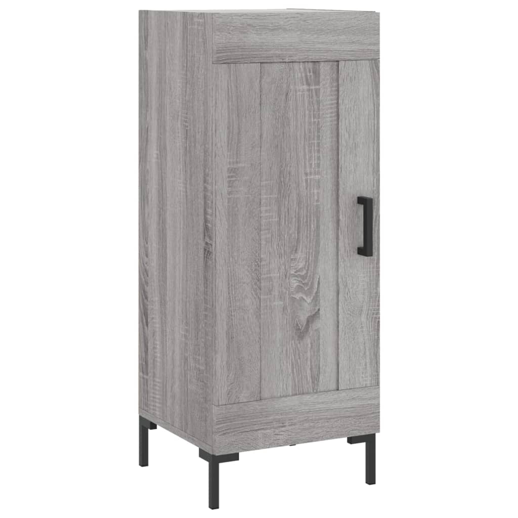 Visoka komoda siva sonome 34,5x34x180 cm od konstruiranog drva