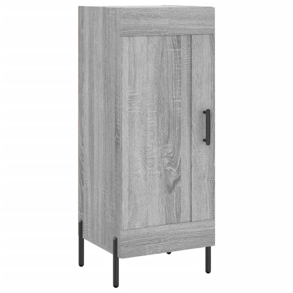 Visoka komoda siva sonome 34,5x34x180 cm od konstruiranog drva