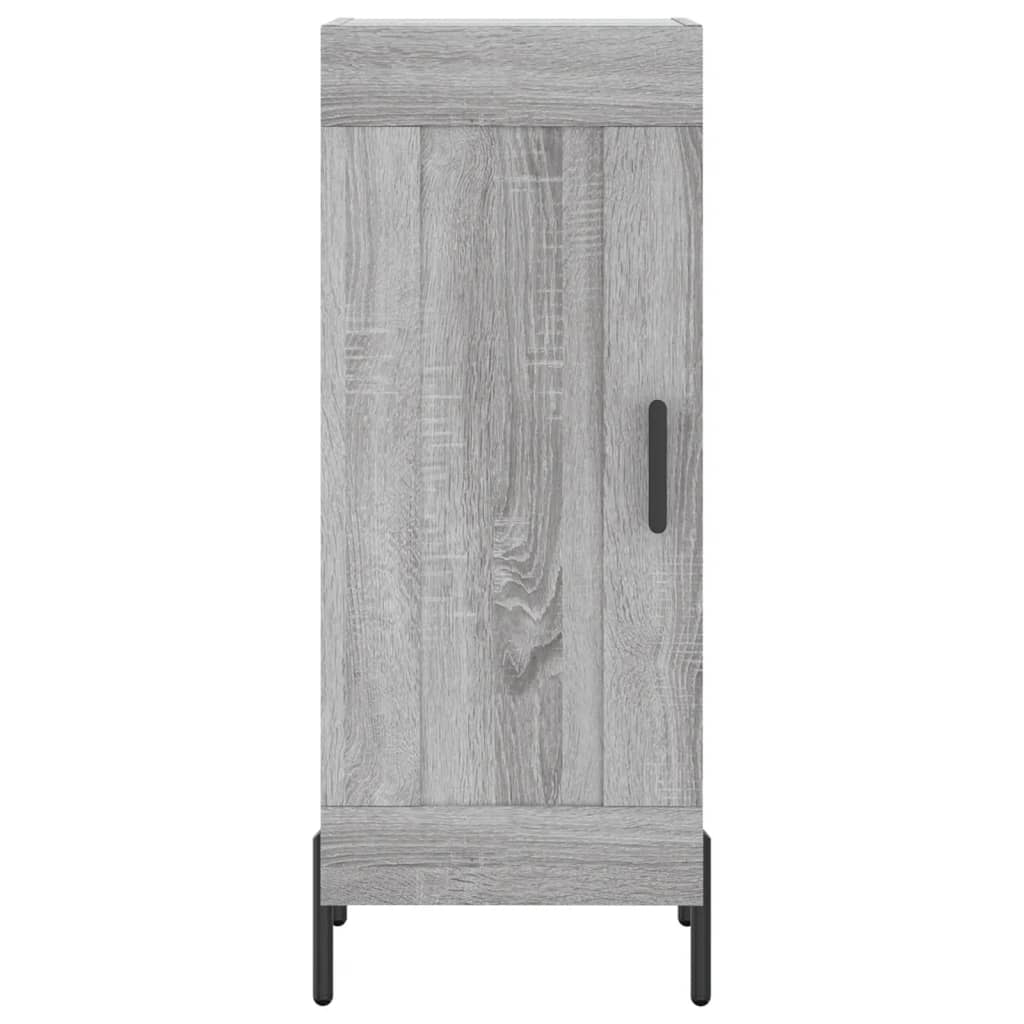 Visoka komoda siva sonome 34,5x34x180 cm od konstruiranog drva