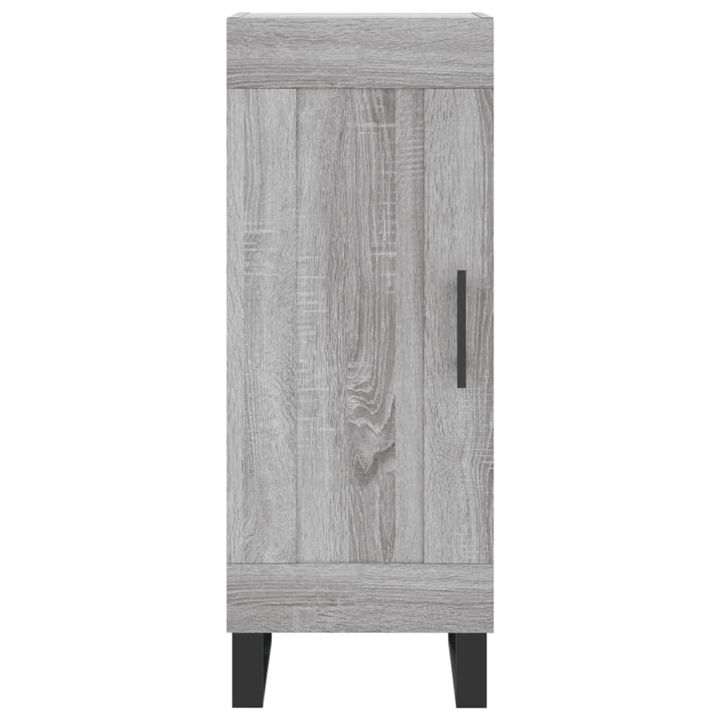 Visoka komoda siva sonome 34,5x34x180 cm od konstruiranog drva