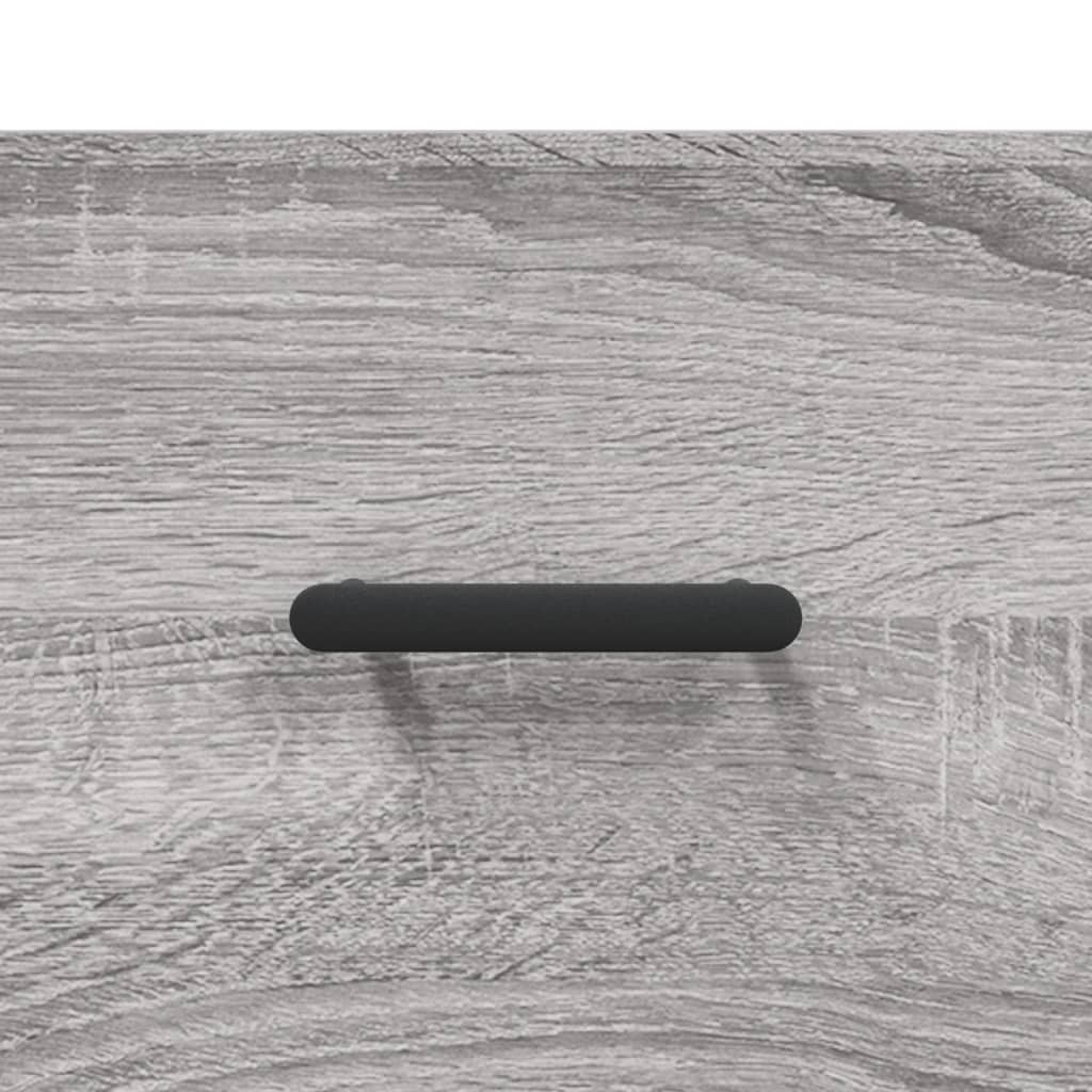 Visoka komoda siva sonome 34,5x34x180 cm od konstruiranog drva